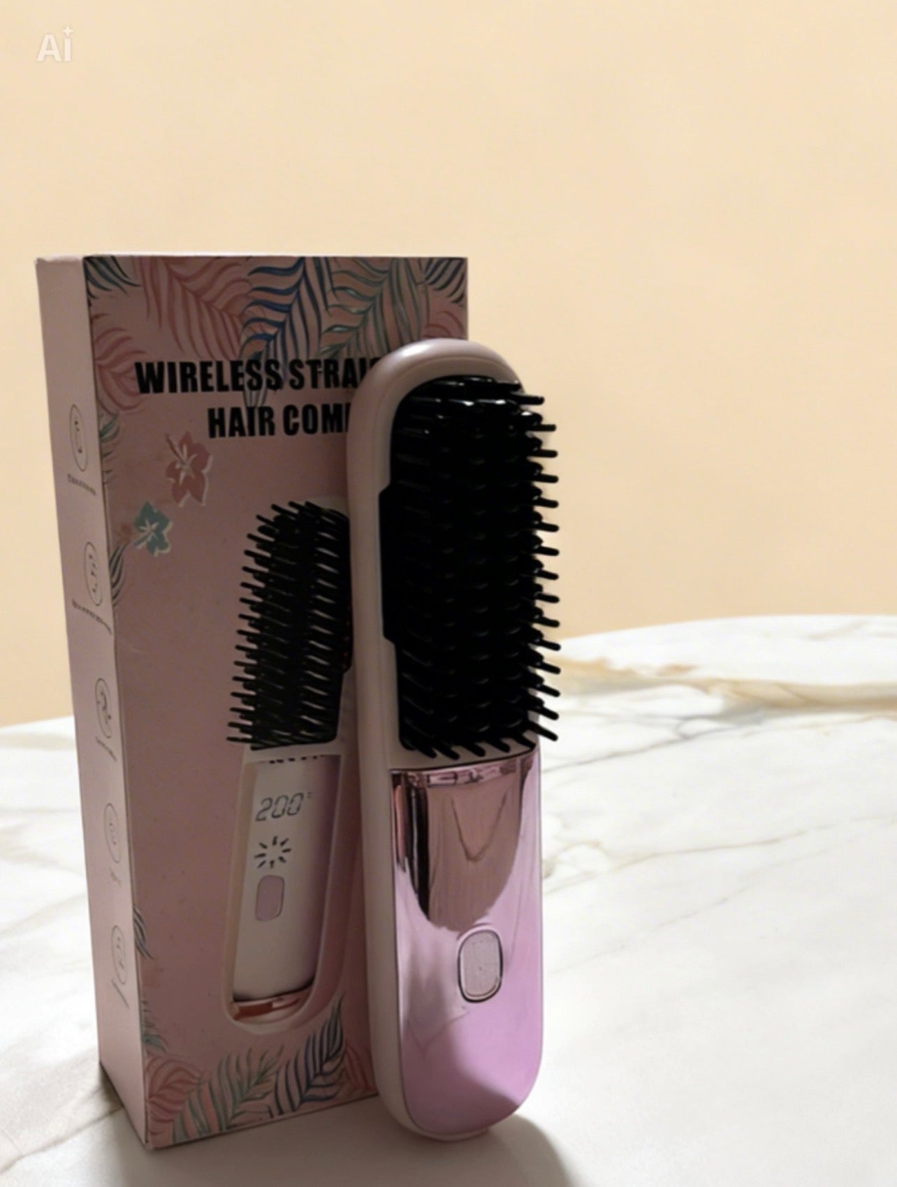 🪮 مشط فرد الشعر اللاسلكي